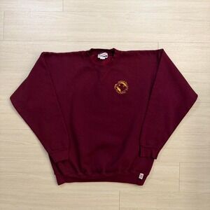 Vintage Converse Athletics Fergus Falls Alumni Maroon Crewneck Sweatshirt XL